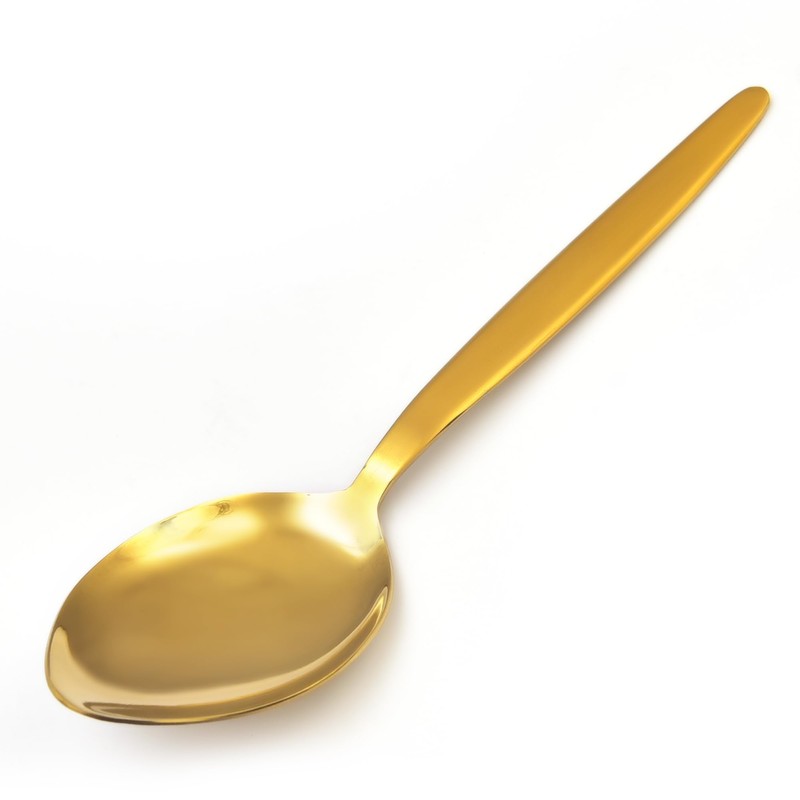 BNAZIND Kunz Shiny Golden Spoon |18/10 Stainless Steel Titanium Basting