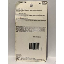 Covergirl Classic Color Blush # 510 Iced Plum, .3 oz NEW- CARDED