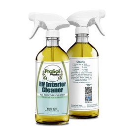 PROSOL WORKS RV Interior Cleaner 16 oz - Camper All Purpose Cleaner for RVs, Toilet, Countertops, Flooring, Upholstery, Fabric, Leather & More - Natural Clean - Safe on All Surfaces