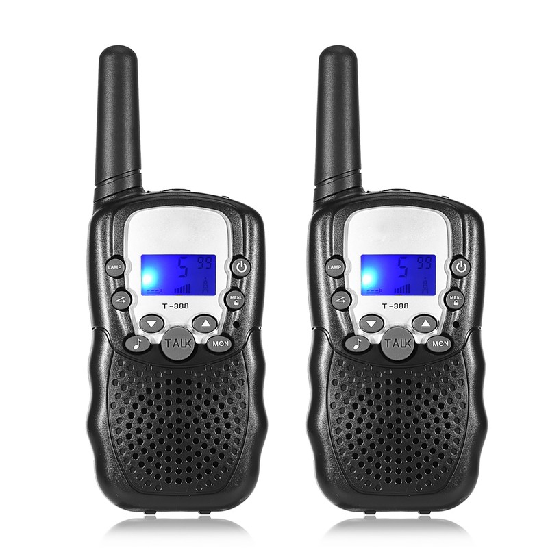2PCS 3KM Range Multi Channels Walkie Talkies 2 way Radio