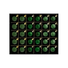 Sage Green Shatterproof Bauble, 50 Pack