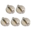 WELURE 5-Pack Stove Knobs Replacement for GE Range/Oven - Compatible