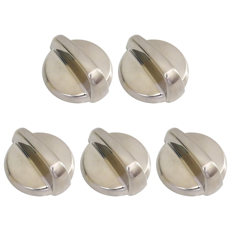 WELURE 5-Pack Stove Knobs Replacement for GE Range/Oven - Compatible