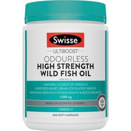 proxy Swisse Odorless Highly Concentrated Fish Oil 1500mg 200 Capsules 2 Packs / Swisse 스위스 무취 고농축 피쉬오일 1500mg 200캡슐 2팩