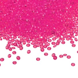 PATIKIL 10000 Pcs Wedding Table Scatter Confetti Crystals 4.5mm Acrylic Diamonds Vase Fillers Gems for Table Centerpiece Decorations Party Vase Beads, Rose Red