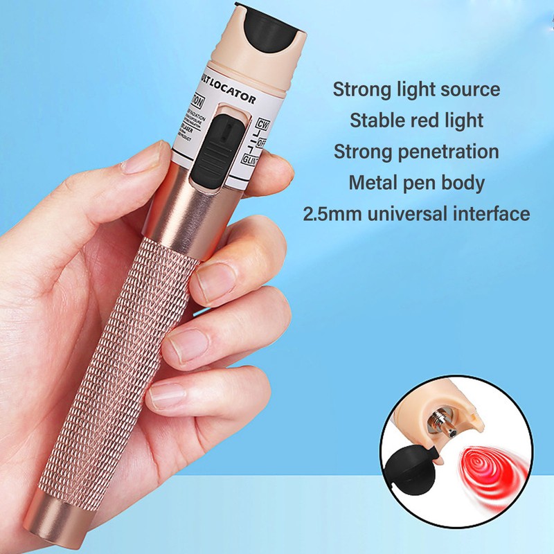 Visual Fault Locator 60mw Portable Fiber Optic VFL Cable Tester