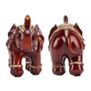 Elephant Statue Durable Resin Cute Elegant Attract Wealth Round Corner