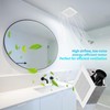 JULLISON 80CFM Bathroom Exhaust Fan with Grille: 20W Ceiling Mount