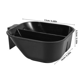 PACKOVE 2pcs Hair Dye Mixing Bowls Large Capacity Mixing Tint Bowls for Salon for Hairstylist Partitioning Stain Resistant Hair Coloring Tools