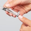 Remos Nail Clippers with Nail File - Flat and Compact