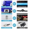 Cupohus Heated RV Water Hose 15FT,-45°F Freeze Protection Smart Thermostat