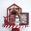 Paris Loft Christmas Countdown Tabletop Sign, Days Until Christmas, Farmhouse
