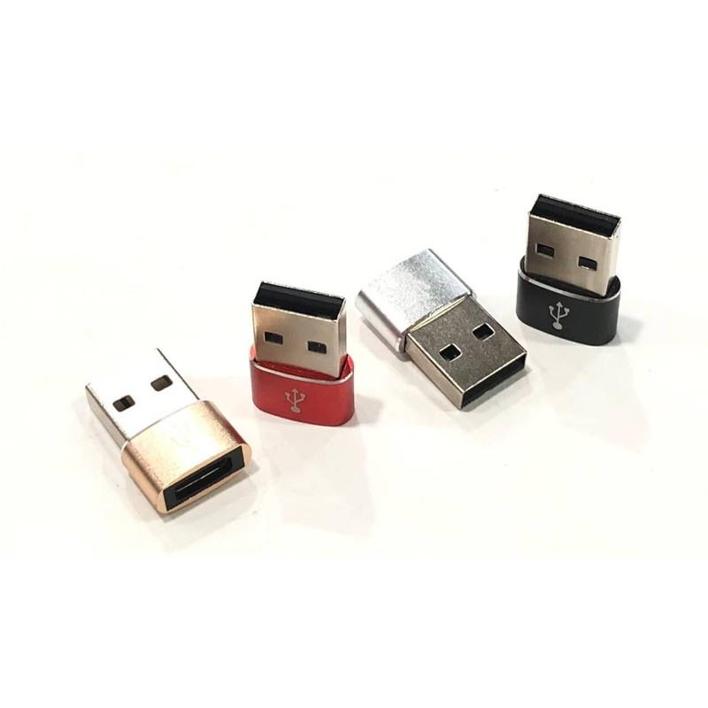 4pcs Audio Fan USB C Female to USB Male Adapter