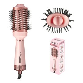 Cepillo Eléctrico Cabello Secador Voluminizador Barril Keratina Ceramica Timco AJHB2007                                                               