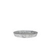 Art Stone Round Saucer Gray For 受皿