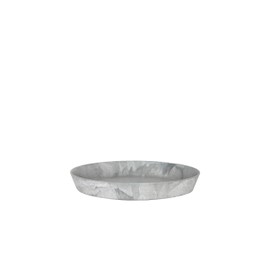 Art Stone Round Saucer Gray For 受皿
