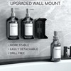 Stylish Shampoo and Conditioner Dispenser Wall Mount Set of 3