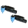 ISUMO 2 x Windshield Washer Pump Front - Rear Fits