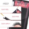 Amber Lash X-Lash, Mink Lash for Eyelash Extension Thickness 0.10mm