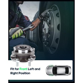 SCITOO 2 x Wheel Hub and Bearing Assembly Front for Lexus 513257 4355042010