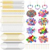 Earring Making Kit with 940 PCS Beading Hoop Earring Finding