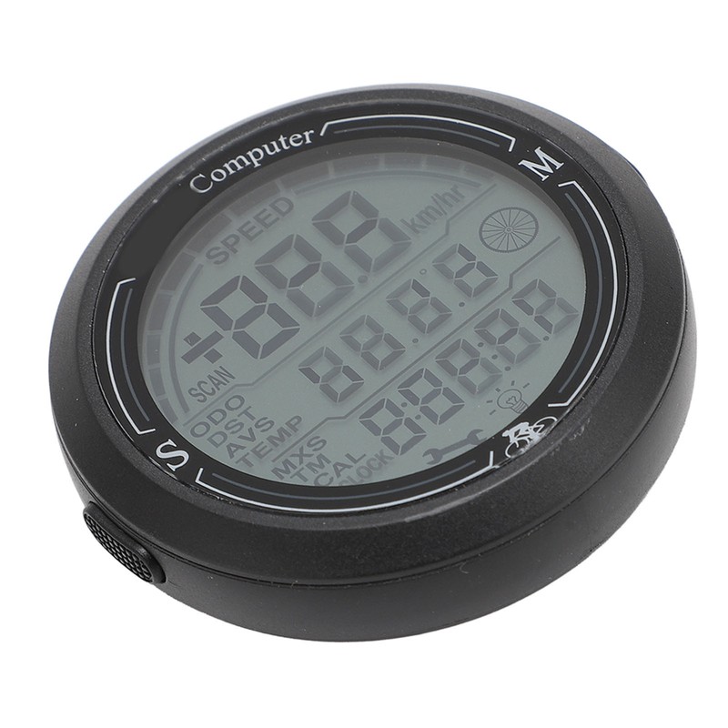 Cycling Speedometer Odometer Multi Function Electronic Speed Tester Temperature Time