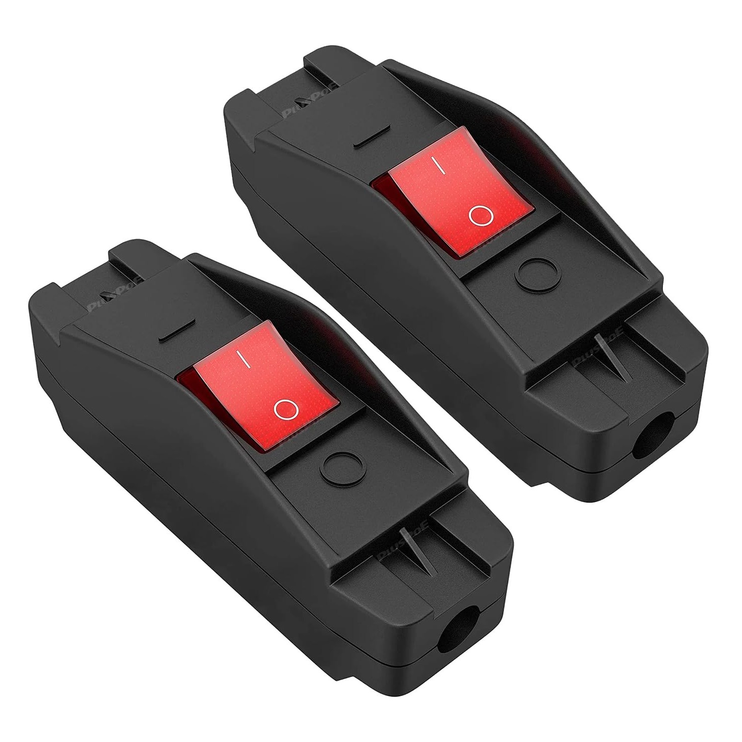 Inline Cord Switch 2-Pack, Heavy Duty 16A AC125V/250V Large Current in ...