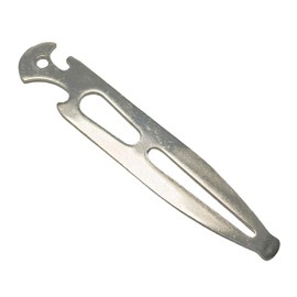 Universal Shackle Key, Deck Key, Multi-Tool Wrench, Bottle Opener, Screwdriver, Emergency Tool, Stainless Steel Marine Fittings with Lanyard (Shackle Key)