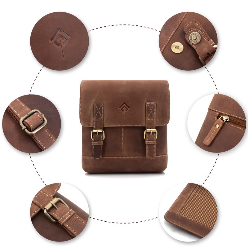 JOREY Compact and Practical Men's Shoulder Bag Made of High-Quality