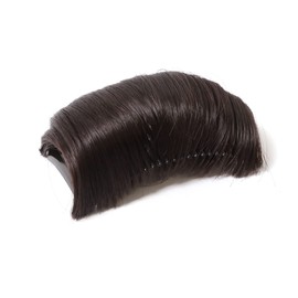 Mail-bin 2 Sizes x 4 Colors Volume Up Hairpiece Women's Partial Wig Point Wig Top Piece Dark Brown Long