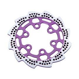 hopsupRC Aluminum 7075-T6 Rear Brake Disk Upgrades Part for Losi 1/4 Promoto MX Motorcycle Dirt Bike RTR FXR LOS06000 LOS06002,Alloy 7075-T6 Rear Brake Disk Hops Up,Purple
