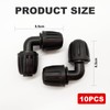 Micro-Drip-System L-piece 13 mm (1/2 inch) - Pack of 10: