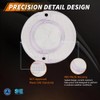 MOTRUM Tail Light Lens Compatible with Chevy Impala 1964, [DOT]