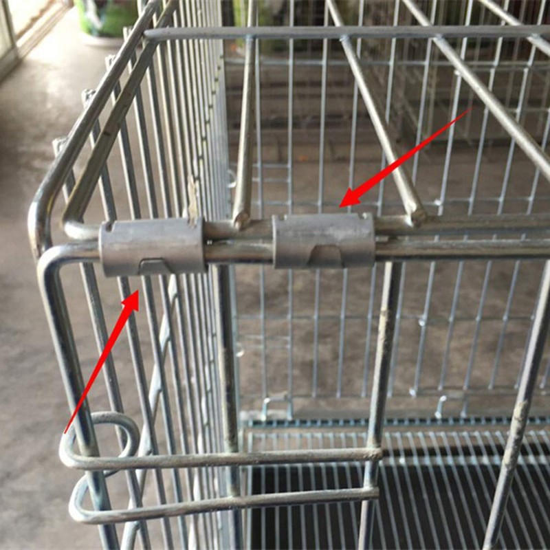 Wire Cage Clips 200pcs Wire Cage Buckle Snap Clips for