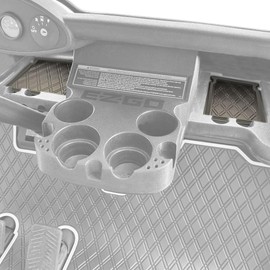 Xtreme Mats Dash Mat Compatible with EZGO RXV Golf Carts - Double Diamond Rubber Liner for GolfCar Cubbys and Dashes - Fits RXV Factory Dash - Golf Cart Accessory (All Black Trim, EZGO RXV)