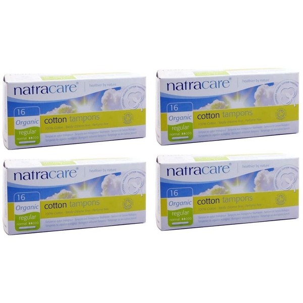 Natracare Tampons Reg With Applictr 16 ct ( 4 Pack)