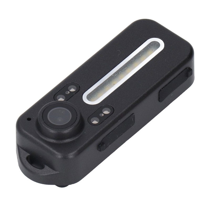 Portable Video Recorder 1080P LED Fill Light Back Clip Night