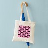CafePress Pinkribbonlllpbsq Tote Bag Natural Canvas Tote Bag, Reusable Shopping