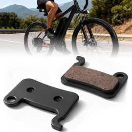 JERBOR Upgrade Brake Pads for Qlife Racer/Racer 27.5/Cityone ST/2.0/SO/Stepover Ultra/Stepover 2.0 E-Bike, Front or Rear Disc Brake Pad Heat Resistant Low Noise Brake Pads for Qlife Accessories,1 pair