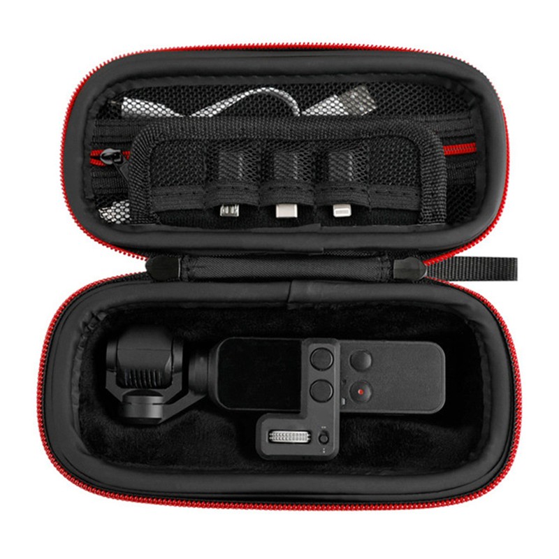 Black Portable Waterproof Handbag Protective Carrying Multi Function Accessories Storage