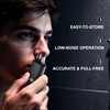 Waterproof Rechargeable Ear and Nose Hair Trimmer for Men, Painless