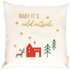 Papierdrachen Christmas Cushion Covers with the Saying Baby It's Cold
