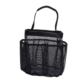 TOVINANNA 8 Bathroom Storage Bag Bathroom Bag Organizer Oxford Storage Bags Black Bathroom Storage Mesh Bags