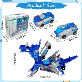 Fortivae Unicorn Robot, 1 Piece Unicorn Transforming Car Robot Toy, Unicorn Robot Transforming Car, Collision Deformation Combined, Gift for Children