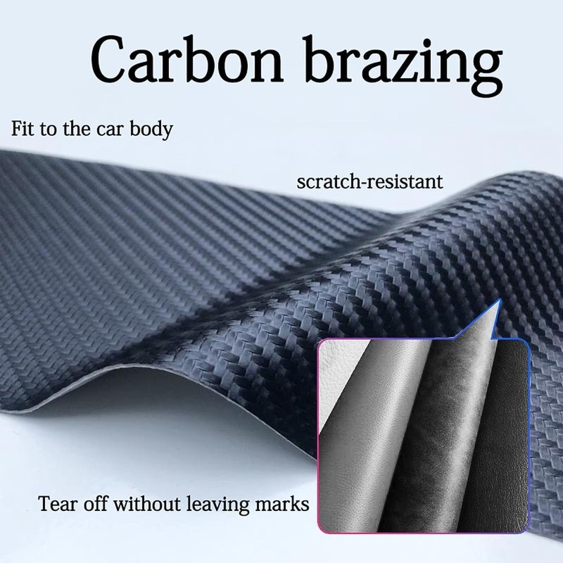Suitable for Edge Automobile Door and Windows Protector, Carbon Fiber