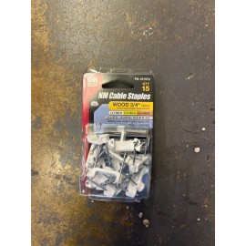 Gardner Bender (15-Pk) Gardner Bender Insulated Cable Staple Plastic 3/4" W PS-1575T2