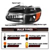 BRYGHT Headlight Assembly Fit for 95 to 01 Ford Explorer