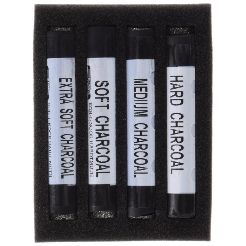 KOH-I-NOOR 8694004001KZ Artificial Extra Charcoal (Set of 4)