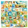 Cartoon Stamps Stickers for Laptop(50 Pcs),Gift for Kids Teens Adults