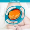Magic Bowl, Baby Bowl, 360° Rotatable, Gyroscopic Bowl for Baby,